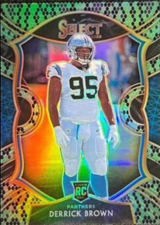 Derrick Brown [Snakeskin Prizm] #87