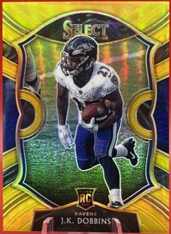 J. K. Dobbins [Gold Prizm] #52