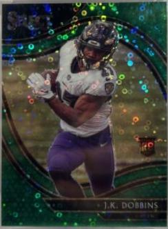 J. K. Dobbins [Green Disco Prizm] #352