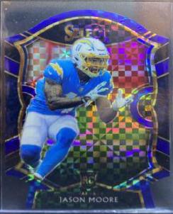 Jason Moore [Blue Prizm Die Cut] #78