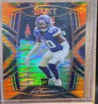 Jeff Gladney [Neon Orange Pulsar Prizm] #293