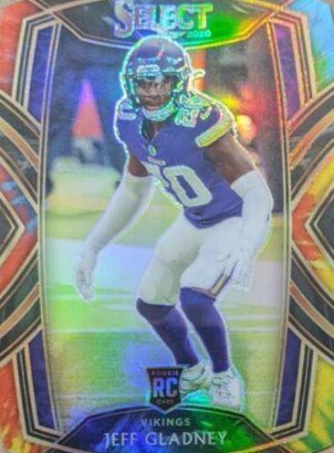 Jeff Gladney [Tie Dye Prizm Die Cut] #293