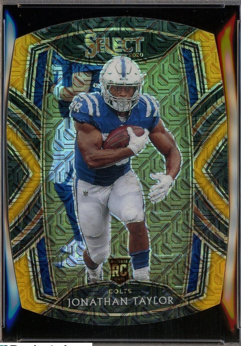 Jonathan Taylor [Gold Prizm Die Cut] #253