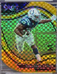 Jonathan Taylor [Gold Prizm Die Cut] #353
