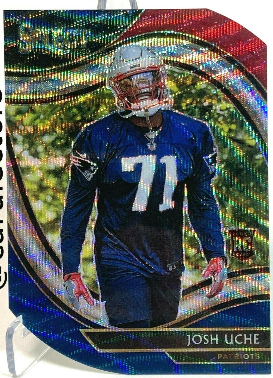 Josh Uche [Tri Color Prizm Die Cut] #395