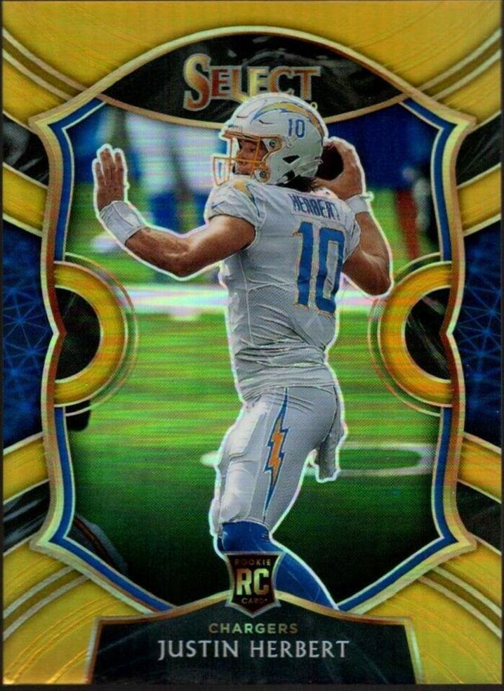 Justin Herbert [Gold Prizm] #44