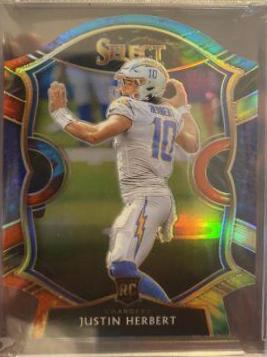 Justin Herbert [Tie Dye Prizm Die Cut] #44