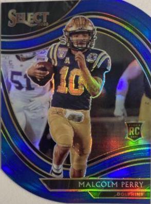 Malcolm Perry [Blue Prizm Die Cut] #399