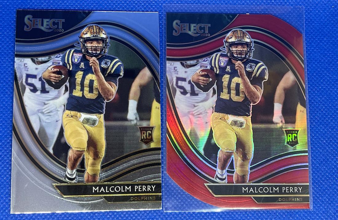 Malcolm Perry [Red Prizm Die Cut] #399