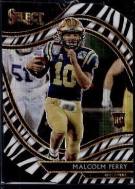Malcolm Perry [Zebra Prizm Die Cut] #399