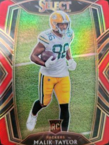 Malik Taylor [Red Prizm Die Cut] #282