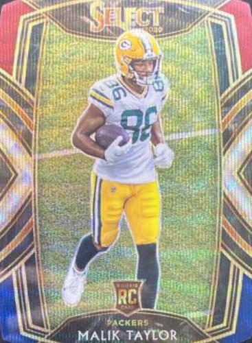 Malik Taylor [Tri Color Prizm Die Cut] #282