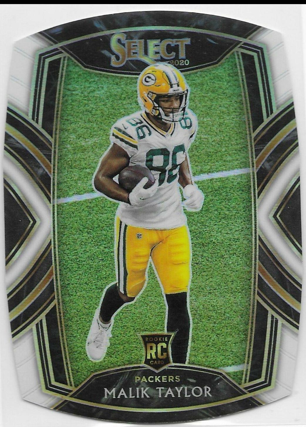 Malik Taylor [White Prizm Die Cut] #282