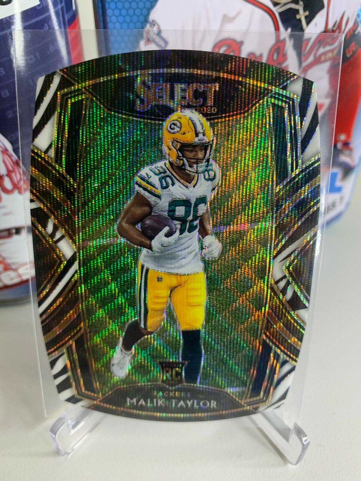 Malik Taylor [Zebra Prizm Die Cut] #282