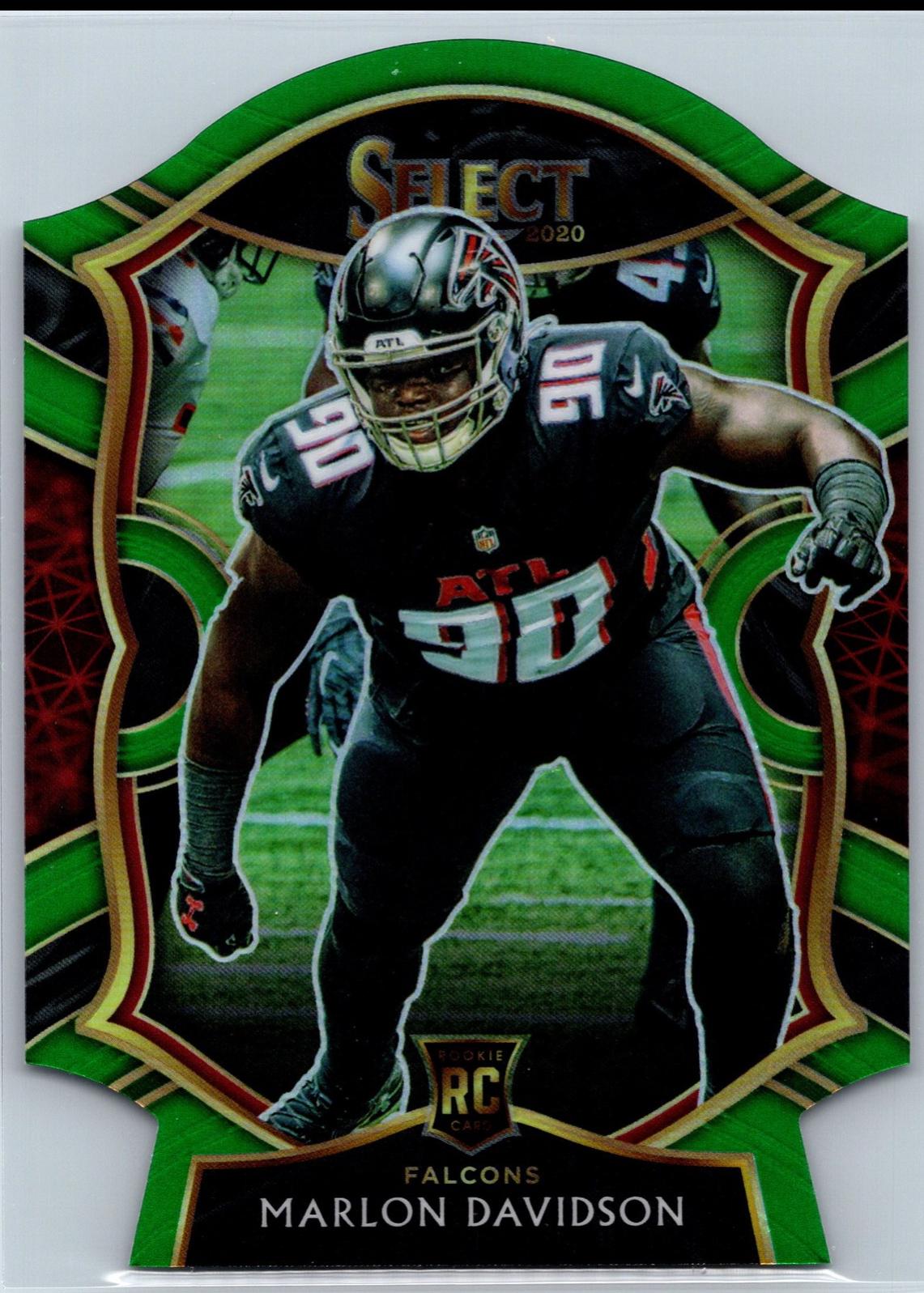 Marlon Davidson [Green Prizm Die Cut] #95