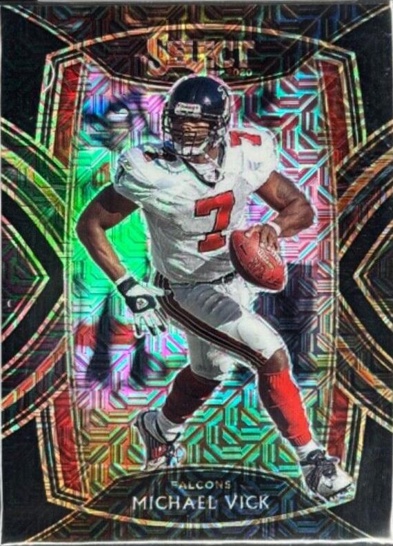 Michael Vick [Green and Black Snakeskin Prizm] #217