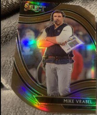 Mike Vrabel [Gold Prizm Die Cut] #335