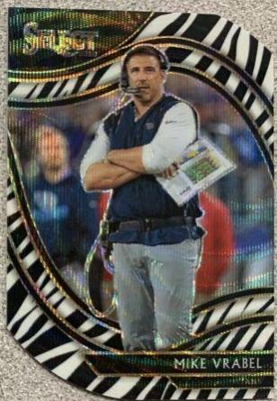 Mike Vrabel [Zebra Prizm Die Cut] #335