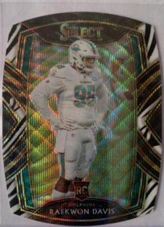 Raekwon Davis [Zebra Prizm Die Cut] #296