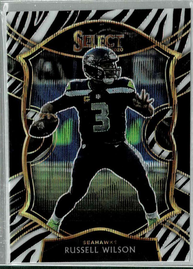 Russell Wilson [Zebra Prizm] #4