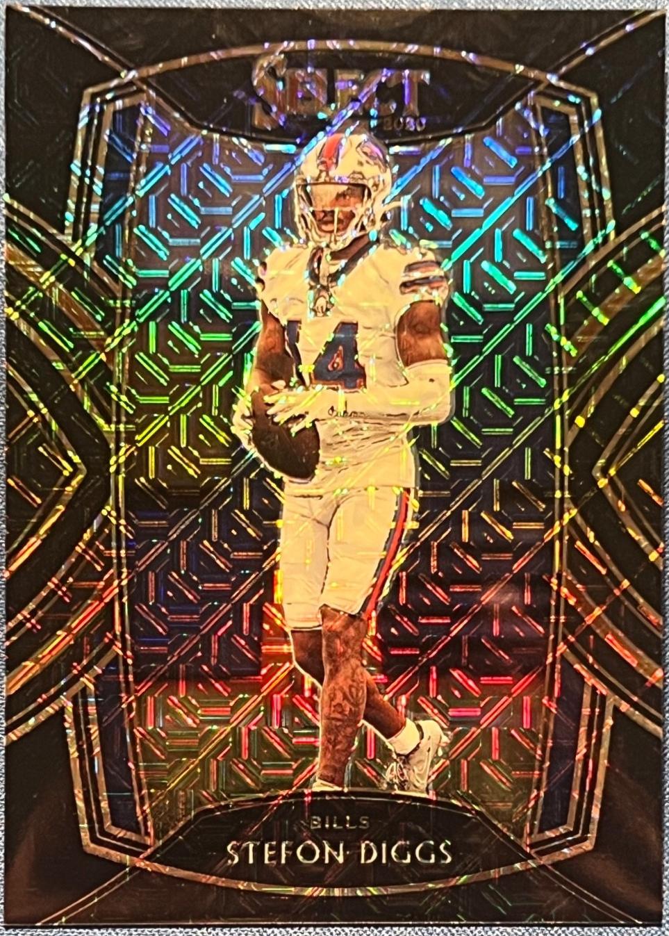 Stefon Diggs [Green and Black Snakeskin Prizm] #242