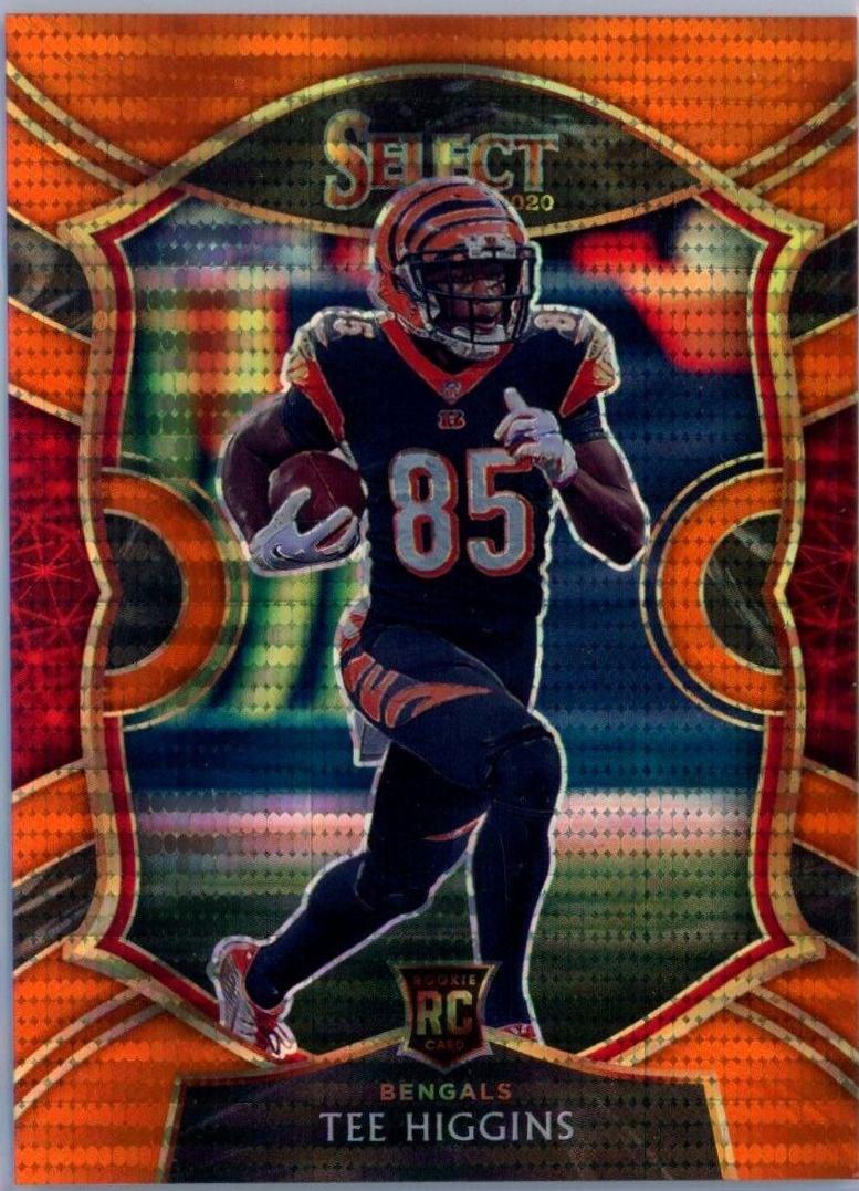 Tee Higgins [Neon Orange Pulsar Prizm] #60