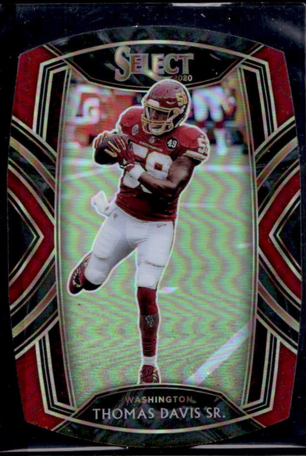 Thomas Davis Sr. [Maroon Prizm Die Cut] #221