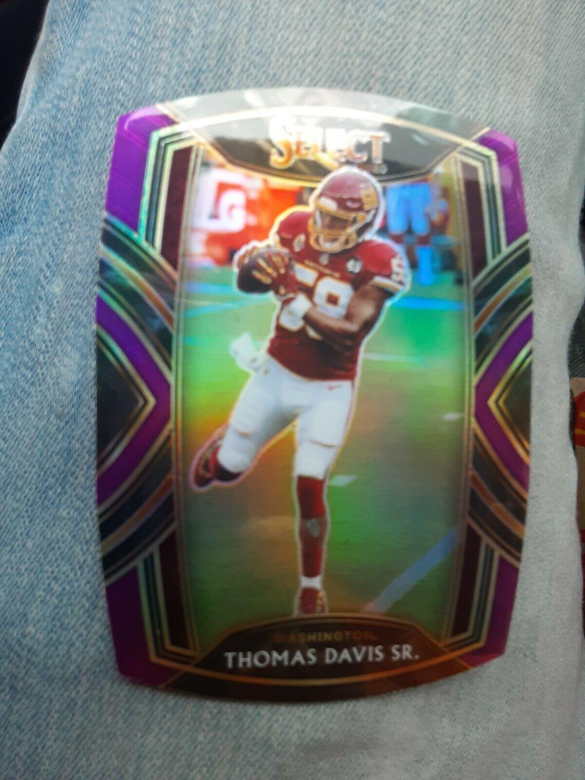 Thomas Davis Sr. [Purple Prizm Die Cut] #221