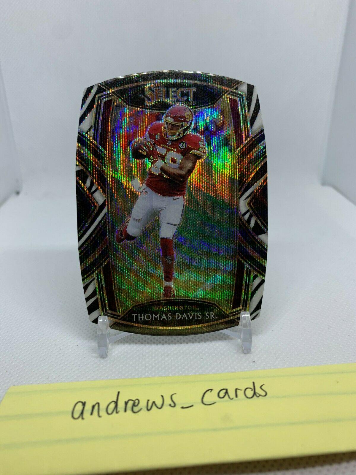Thomas Davis Sr. [Zebra Prizm Die Cut] #221