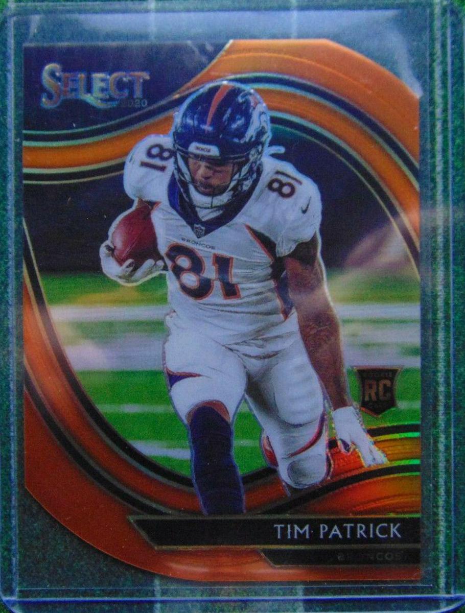 Tim Patrick [Orange Prizm Die Cut] #375