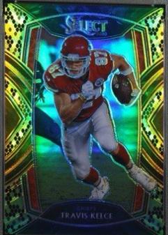 Travis Kelce [Green and Black Snakeskin Prizm] #225
