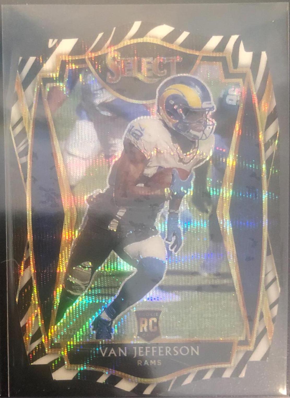 Van Jefferson [Zebra Prizm Die Cut] #171