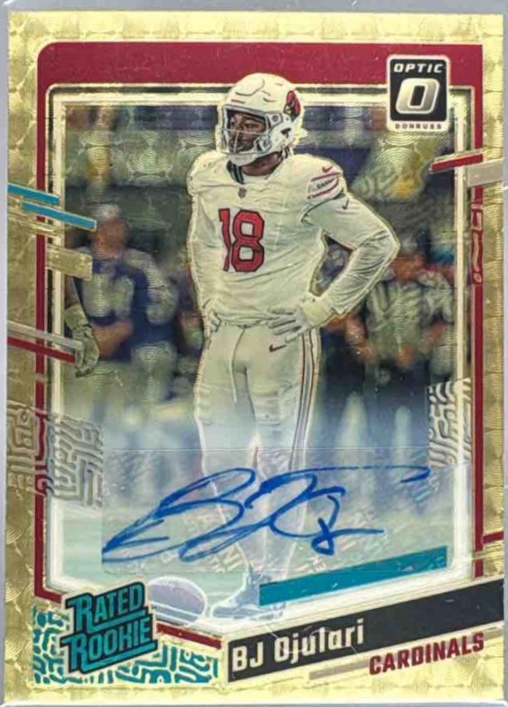 BJ Ojulari [Gold Vinyl Autograph] #201