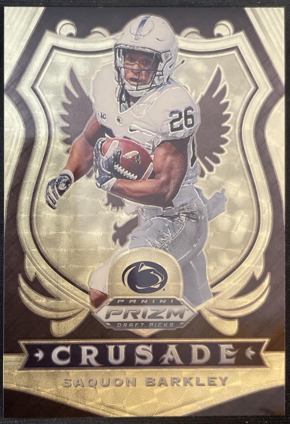 Saquon Barkley [Gold Vinyl Prizm] #85