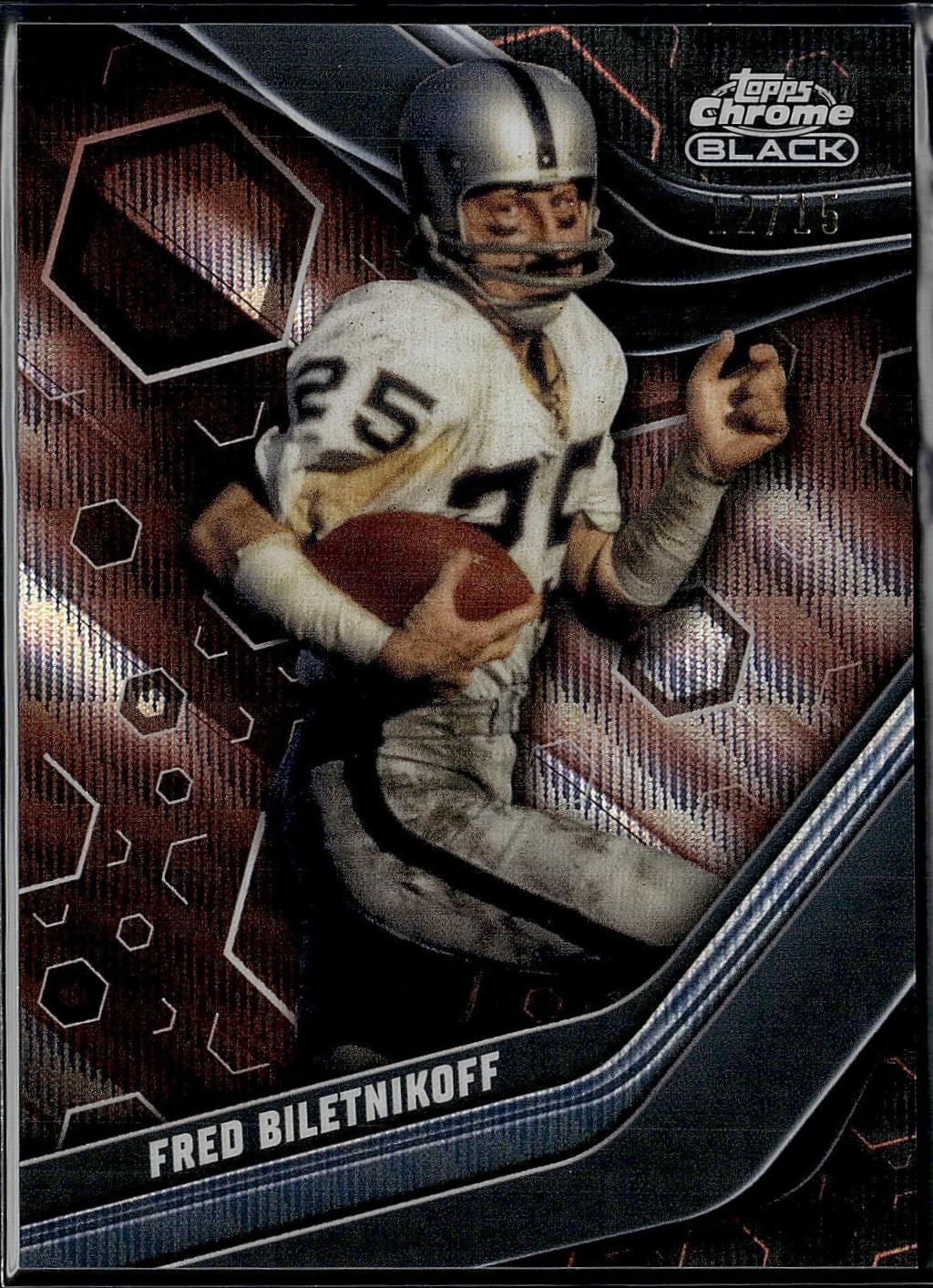 Fred Biletnikoff [Rose Gold Wave Refractor] #137