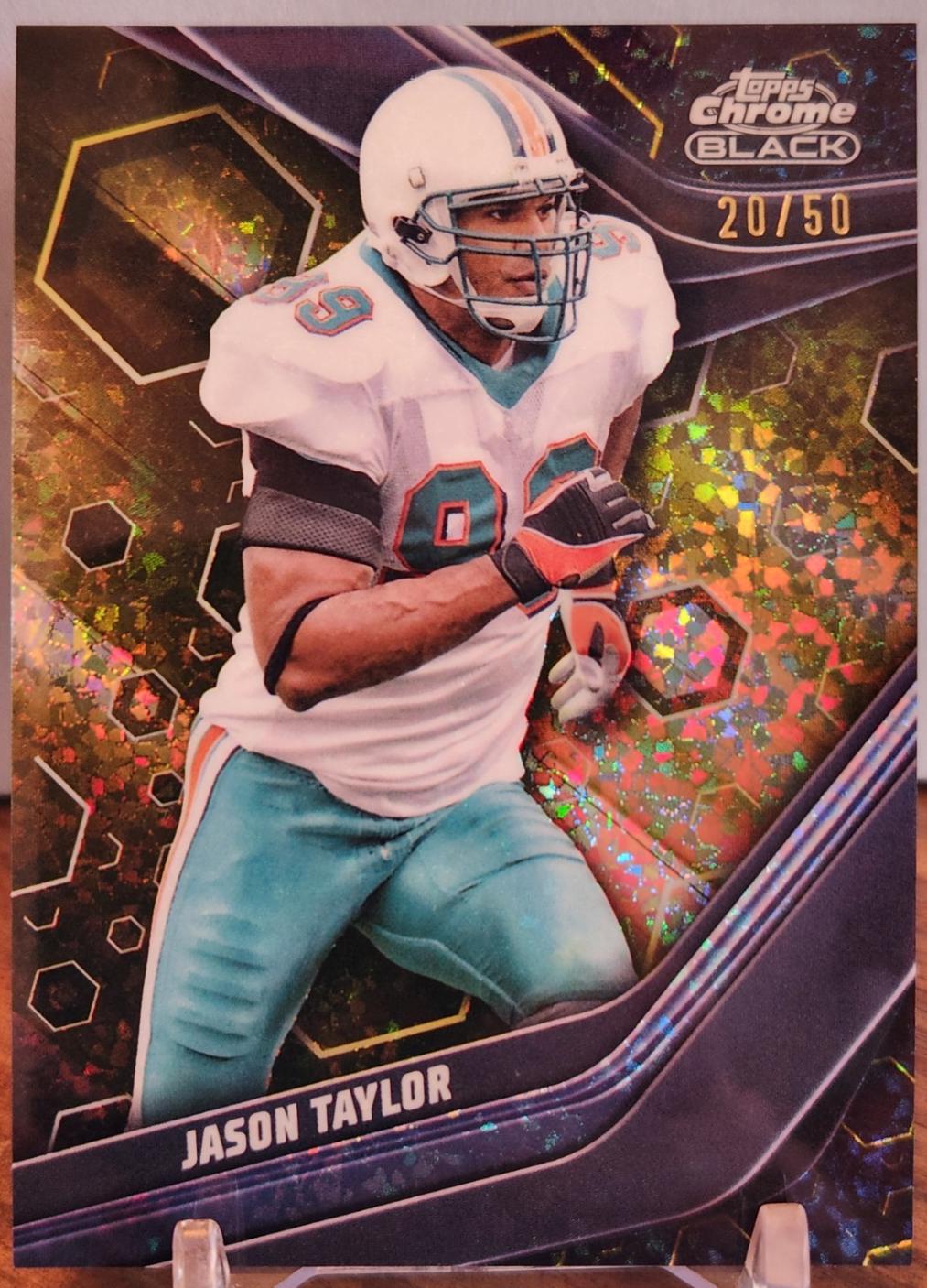 Jason Taylor [Gold Mini Diamond Refractor] #126