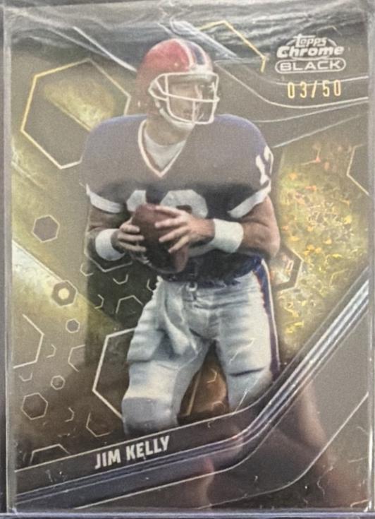Jim Kelly [Gold Mini Diamond Refractor] #105