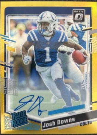 Josh Downs [Gold RPS Autograph] #248