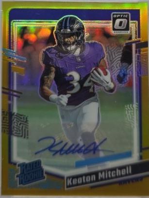 Keaton Mitchell [Gold Autograph] #207