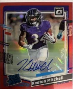 Keaton Mitchell [Red Autograph] #207