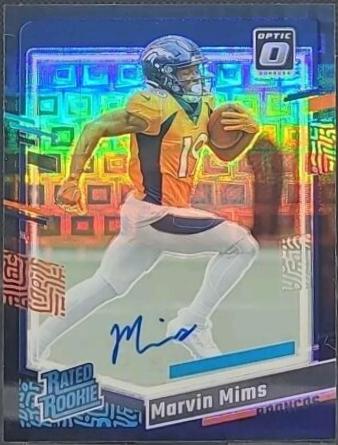 Marvin Mims [Black Pandora RPS Autograph] #231
