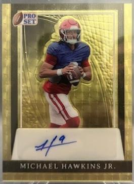 Michael Hawkins Jr. [Gold Prismatic] #PA-MHJ