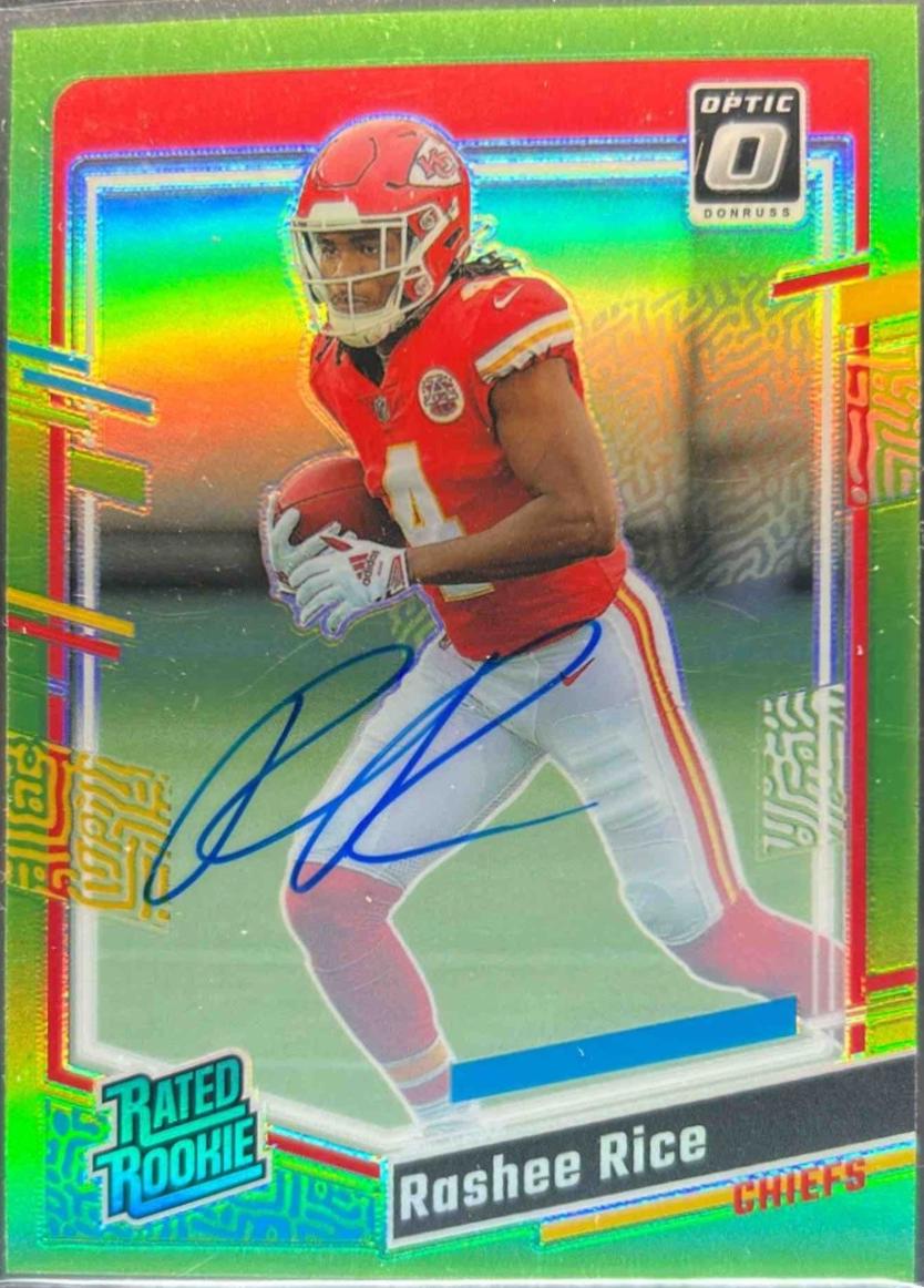 Rashee Rice [Green Rated Rookies RPS Autograph] #3