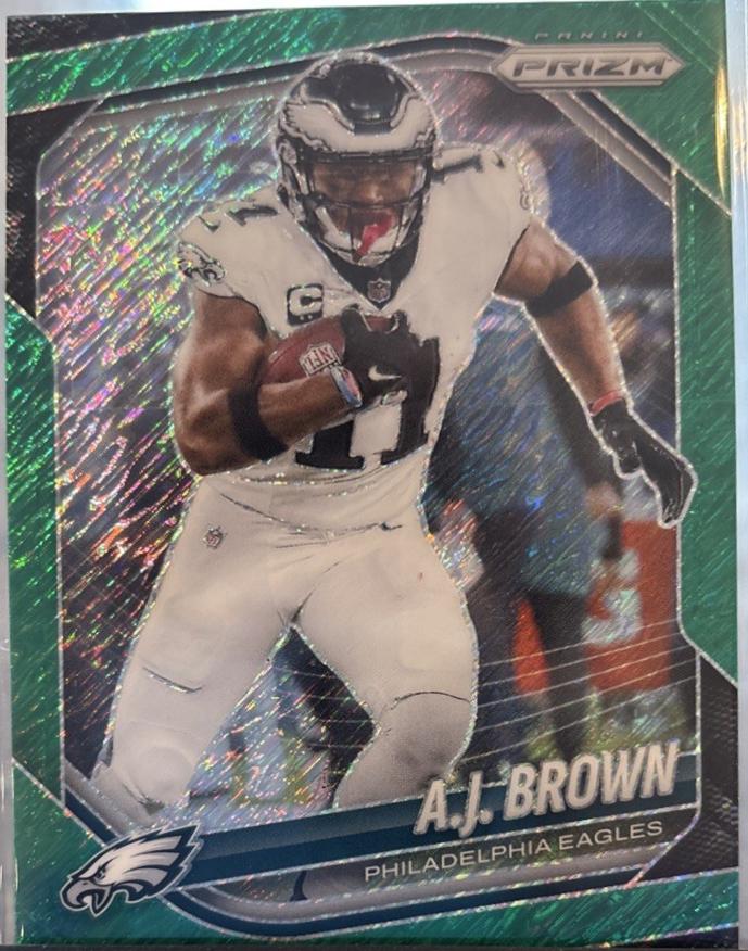 Derrick Brown [Green Shimmer] #76