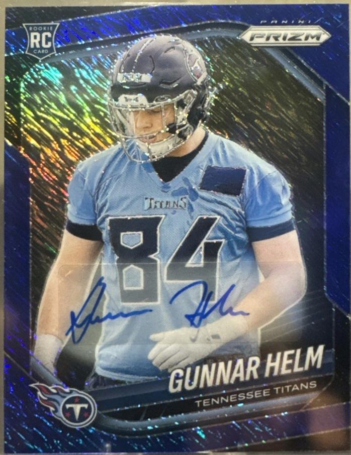 Gunnar Helm [Rookie Autograph Blue Shimmer] #359