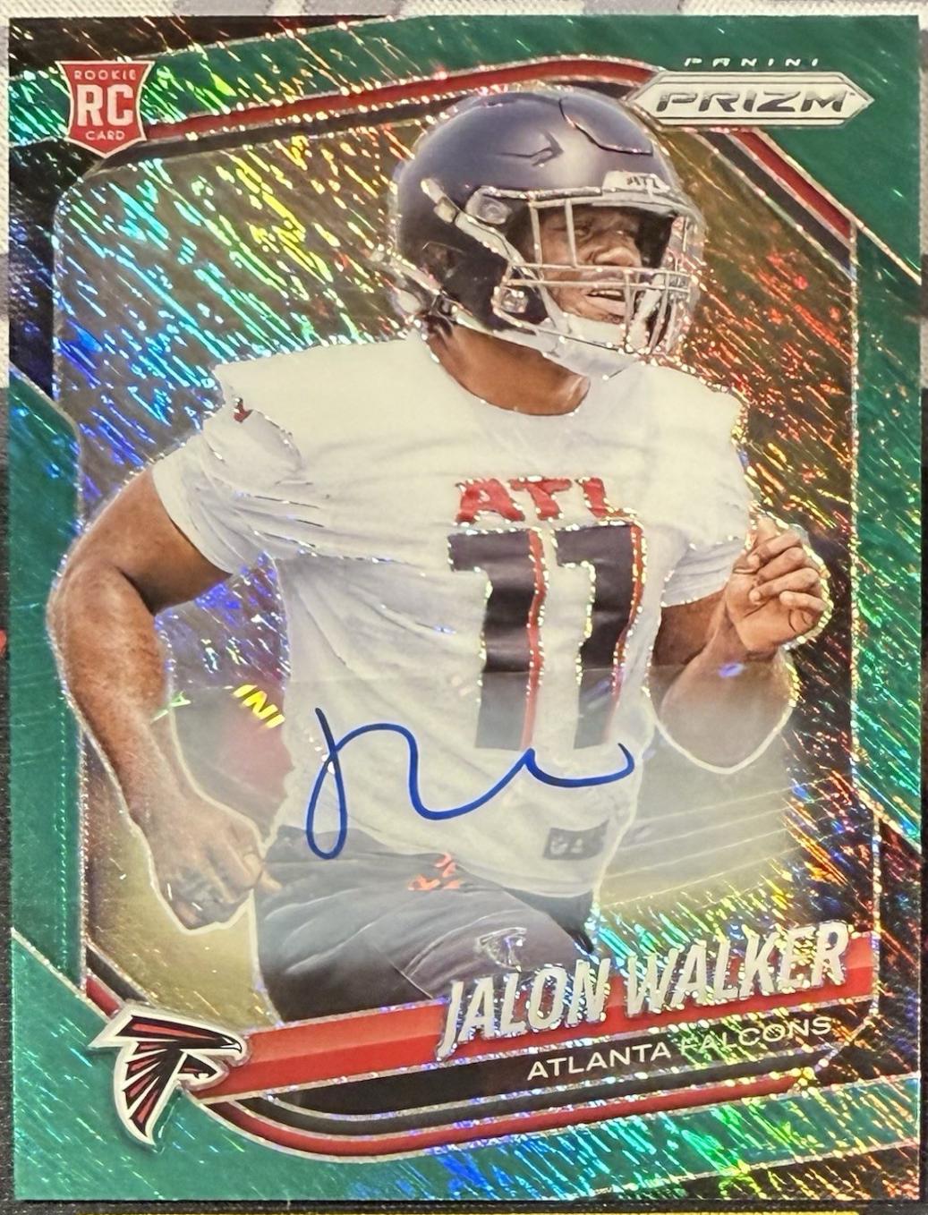 Jalon Walker [Rookie Autograph Green Shimmer] #398