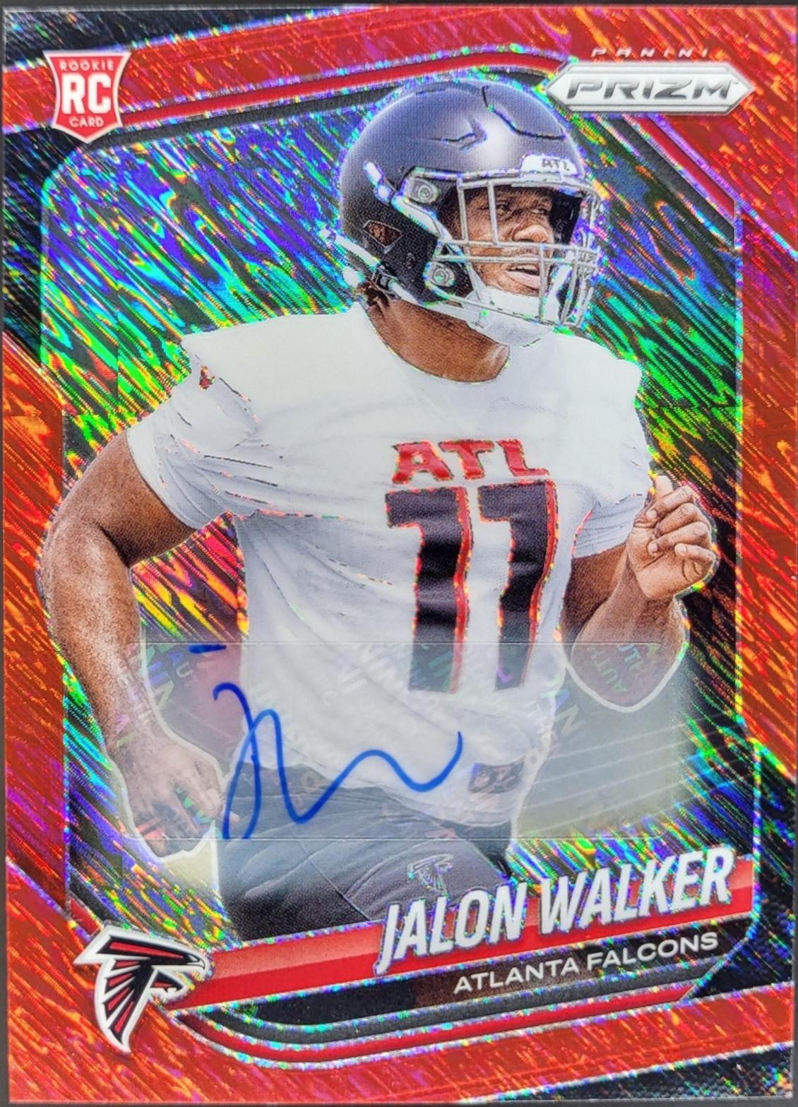 Jalon Walker [Rookie Autograph Red Shimmer] #398