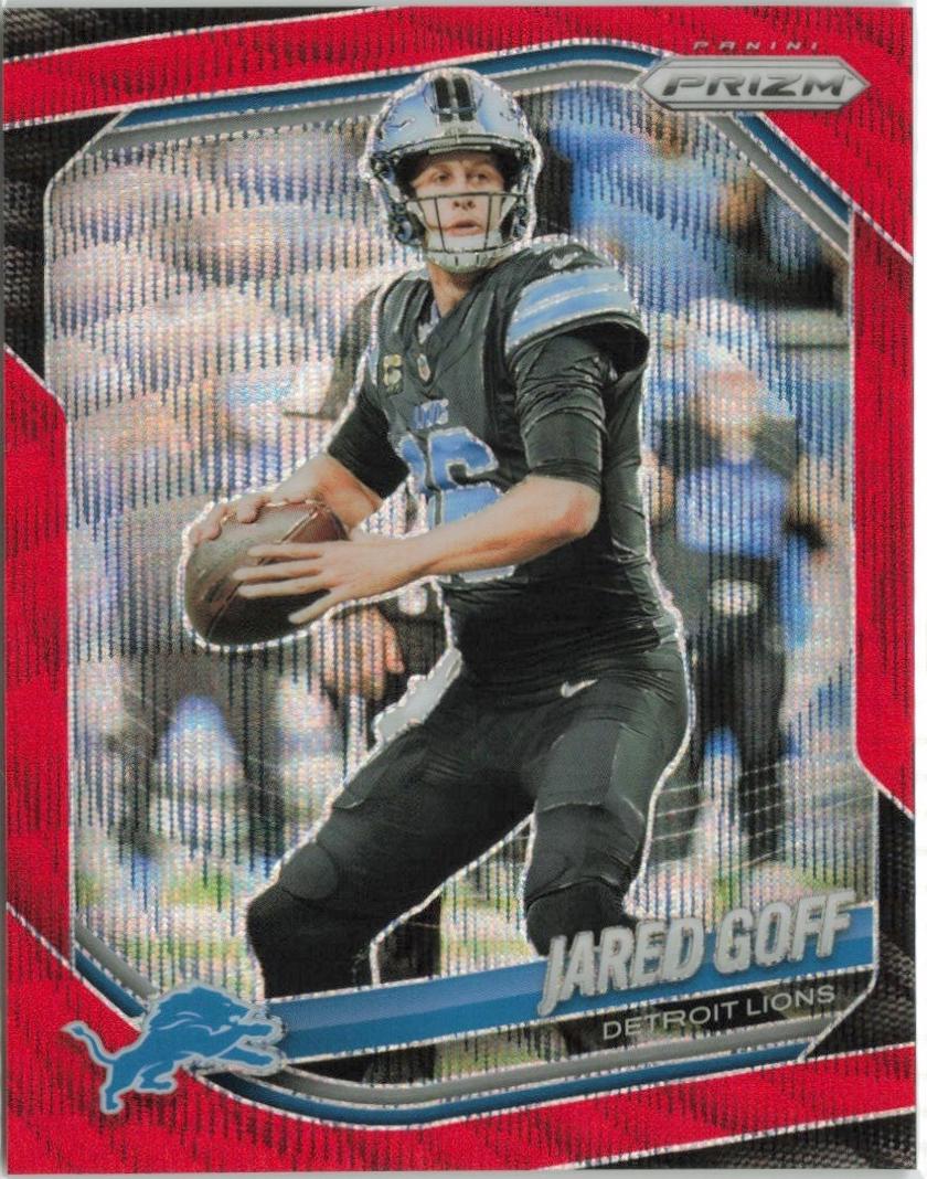 Jared Goff [Red Wave] #10