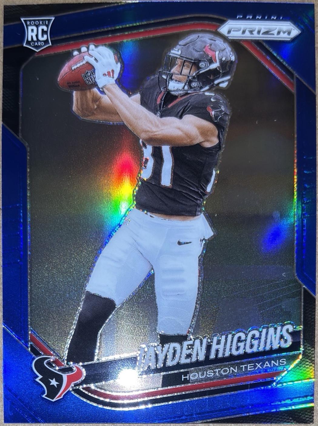 Jayden Higgins [Rookie Autograph Blue Shimmer] #376