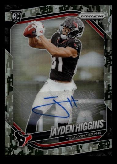 Jayden Higgins [Rookie Autograph Camo] #376